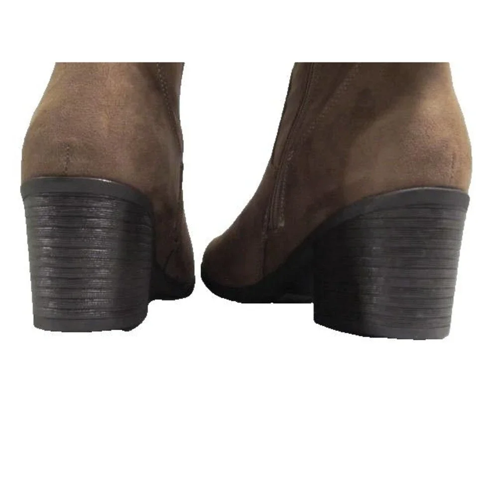 Journee-Macy's  Women's Sana Knee High Boots NWOB 11M Taupe